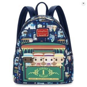 Disney Parks Dapper Dan Loungefly Backpack Funko POP! Mainstreet U.S.A